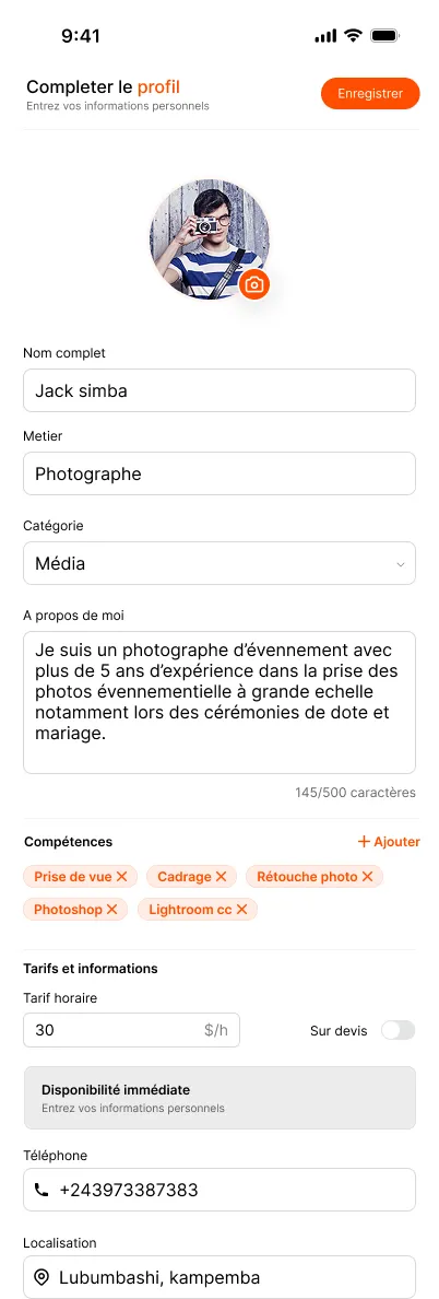Screenshot of Handy Connect